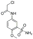 N-[3-(AMINOSULFONYL)-4-METHOXYPHENYL]-2-CHLOROACETAMIDE Struktur