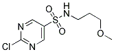 2-CHLORO-PYRIMIDINE-5-SULFONIC ACID (3-METHOXY-PROPYL)-AMIDE Struktur