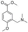 METHYL 3-[(DIMETHYLAMINO)METHYL]-4-METHOXYBENZOATE Struktur