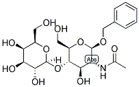 BENZYL 2-ACETAMIDO-2-DEOXY-4-O-(BETA-D-GALACTOPYRANOSYL)-BETA-D-GLUCOPYRANOSIDE Struktur