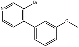 3-BROMO-4-(3'-METHOXYPHENYL)PYRIDINE Struktur