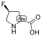 D-TRANS-4-FLUORO-5-PYRROLIDINE-2-CARBOXYLIC ACID Struktur