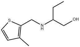 2-[(3-METHYL-THIOPHEN-2-YLMETHYL)-AMINO]-BUTAN-1-OL Struktur