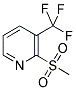 2-METHYLSULFONYL-3-TRIFLUOROMETHYLPYRIDINE Struktur