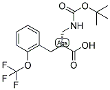 (R)-2-(TERT-BUTOXYCARBONYLAMINO-METHYL)-3-(2-TRIFLUOROMETHOXY-PHENYL)-PROPIONIC ACID Struktur