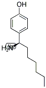 (R)-4-(1-AMINOHEPTYL)PHENOL Struktur