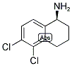 (S)-5,6-DICHLORO-1,2,3,4-TETRAHYDRO-NAPHTHALEN-1-YLAMINE Struktur