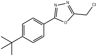 2-(4-TERT-BUTYLPHENYL)-5-(CHLOROMETHYL)-1,3,4-OXADIAZOLE Struktur