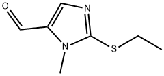 2-(ETHYLSULFANYL)-1-METHYL-1H-IMIDAZOLE-5-CARBALDEHYDE Struktur