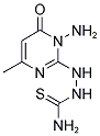 2-(1-AMINO-4-METHYL-6-OXO-1,6-DIHYDROPYRIMIDIN-2-YL)HYDRAZINECARBOTHIOAMIDE Struktur