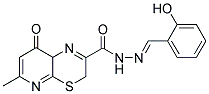 N'-[(1E)-(2-HYDROXYPHENYL)METHYLENE]-6-METHYL-8-OXO-8,8A-DIHYDRO-3H-PYRIDO[2,3-B][1,4]THIAZINE-2-CARBOHYDRAZIDE Struktur