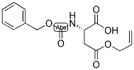 N-ALPHA-BENZYLOXYCARBONYL-L-ASPARTIC ACID BETA ALLYL ESTER Struktur