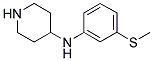 (3-METHYLSULFANYL-PHENYL)-PIPERIDIN-4-YL-AMINE Struktur