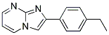 2-(4-ETHYL-PHENYL)-IMIDAZO[1,2-A]PYRIMIDINE Struktur