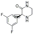 (S)-3-(3,5-DIFLUORO-PHENYL)-PIPERAZIN-2-ONE Struktur