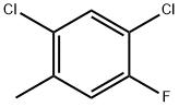 2,4-DICHLORO-5-FLUOROTOLUENE Struktur