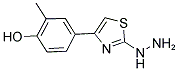 4-(2-HYDRAZINO-THIAZOL-4-YL)-2-METHYL-PHENOL Struktur