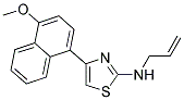 N-ALLYL-4-(4-METHOXY-1-NAPHTHYL)-1,3-THIAZOL-2-AMINE Struktur