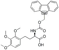 (R)-2-(9H-FLUOREN-9-YLMETHOXYCARBONYLAMINO)-4-(2,3,4-TRIMETHOXY-PHENYL)-BUTYRIC ACID Struktur