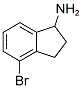 4-BROMO-INDAN-1-YLAMINE Struktur