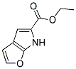 6H-FURO[2,3-B]PYRROLE-5-CARBOXYLIC ACID ETHYL ESTER Struktur