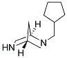 2-CYCLOPENTYLMETHYL-2,5-DIAZA-BICYCLO[2.2.1]HEPTANE Struktur