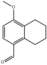 4-METHOXY-5,6,7,8-TETRAHYDRO-1-NAPHTHALENE-CARBALDEHYDE Struktur