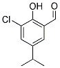 3-CHLORO-2-HYDROXY-5-ISOPROPYL-BENZALDEHYDE Struktur