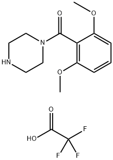 (2,6-DIMETHOXY-PHENYL)-PIPERAZIN-1-YL-METHANONE TRIFLUOROACETATE Struktur