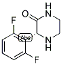 (R)-3-(2,6-DIFLUORO-PHENYL)-PIPERAZIN-2-ONE Struktur