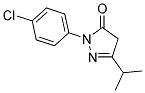 2-(4-CHLORO-PHENYL)-5-ISOPROPYL-2,4-DIHYDRO-PYRAZOL-3-ONE Struktur