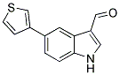 5-(3-THIENYL)-1H-INDOLE-3-CARBALDEHYDE Struktur