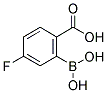 2-CARBOXY-5-FLUOROPHENYLBORONIC ACID Struktur