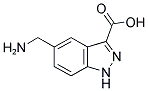 5-AMINOMETHYL-INDAZOLE-3-CARBOXYLIC ACID Struktur