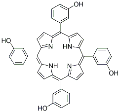 MESO-TETRA(M-HYDROXYPHENYL)PORPHINE Struktur