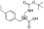 (R)-2-(TERT-BUTOXYCARBONYLAMINO-METHYL)-3-(4-ETHYL-PHENYL)-PROPIONIC ACID Struktur