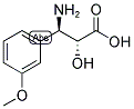 3-(R)-AMINO-2-(R)-HYDROXY-3-(3-METHOXY-PHENYL)-PROPIONIC ACID Struktur