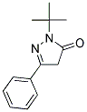 2-TERT-BUTYL-5-PHENYL-2,4-DIHYDRO-PYRAZOL-3-ONE Struktur