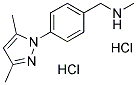 [4-(3,5-DIMETHYL-1H-PYRAZOL-1-YL)BENZYL]-METHYLAMINE DIHYDROCHLORIDE Struktur