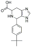 4-(4-TERT-BUTYL-PHENYL)-4,5,6,7-TETRAHYDRO-3H-IMIDAZO[4,5-C]PYRIDINE-6-CARBOXYLIC ACID Struktur