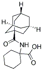 1-[(1-ADAMANTYLCARBONYL)AMINO]CYCLOHEXANECARBOXYLIC ACID Struktur