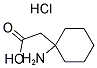 1-AMINOCYCLOHEXANEACETIC ACID HYDROCHLORIDE Struktur