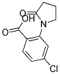 4-CHLORO-2-(2-OXOPYRROLIDIN-1-YL)BENZOIC ACID Struktur