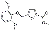 METHYL 5-[(2,6-DIMETHOXYPHENOXY)METHYL]-2-FUROATE Struktur