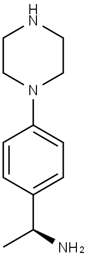 (S)-1-(4-(PIPERAZIN-1-YL)PHENYL)ETHANAMINE Struktur