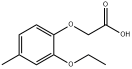 (2-ETHOXY-4-METHYL-PHENOXY)-ACETIC ACID Struktur