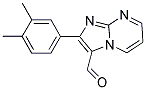 2-(3,4-DIMETHYLPHENYL)IMIDAZO[1,2-A]PYRIMIDINE-3-CARBALDEHYDE Struktur