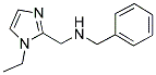 BENZYL-(1-ETHYL-1 H-IMIDAZOL-2-YLMETHYL)-AMINE Struktur