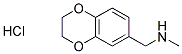 N-(2,3-DIHYDRO-1,4-BENZODIOXIN-6-YLMETHYL)-N-METHYLAMINE HYDROCHLORIDE Struktur