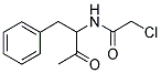 N-(1-BENZYL-2-OXOPROPYL)-2-CHLOROACETAMIDE Struktur